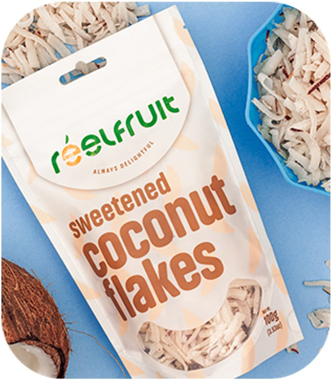 Reelfruit Sweetened Coconut Chips 100g - case of 24