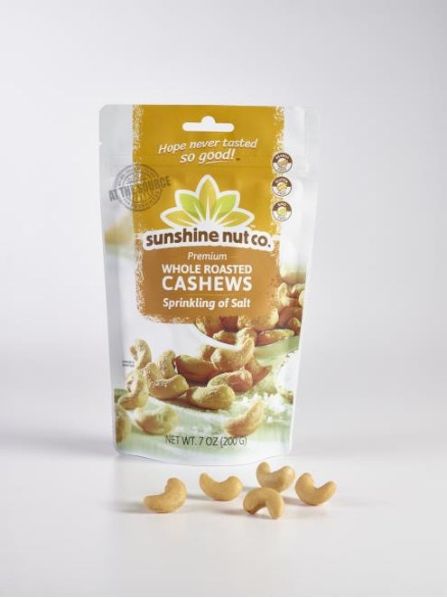 Salty Cashews 200g - case of 6 (Aug 25 Best Before 10% Discount - still taste great!)